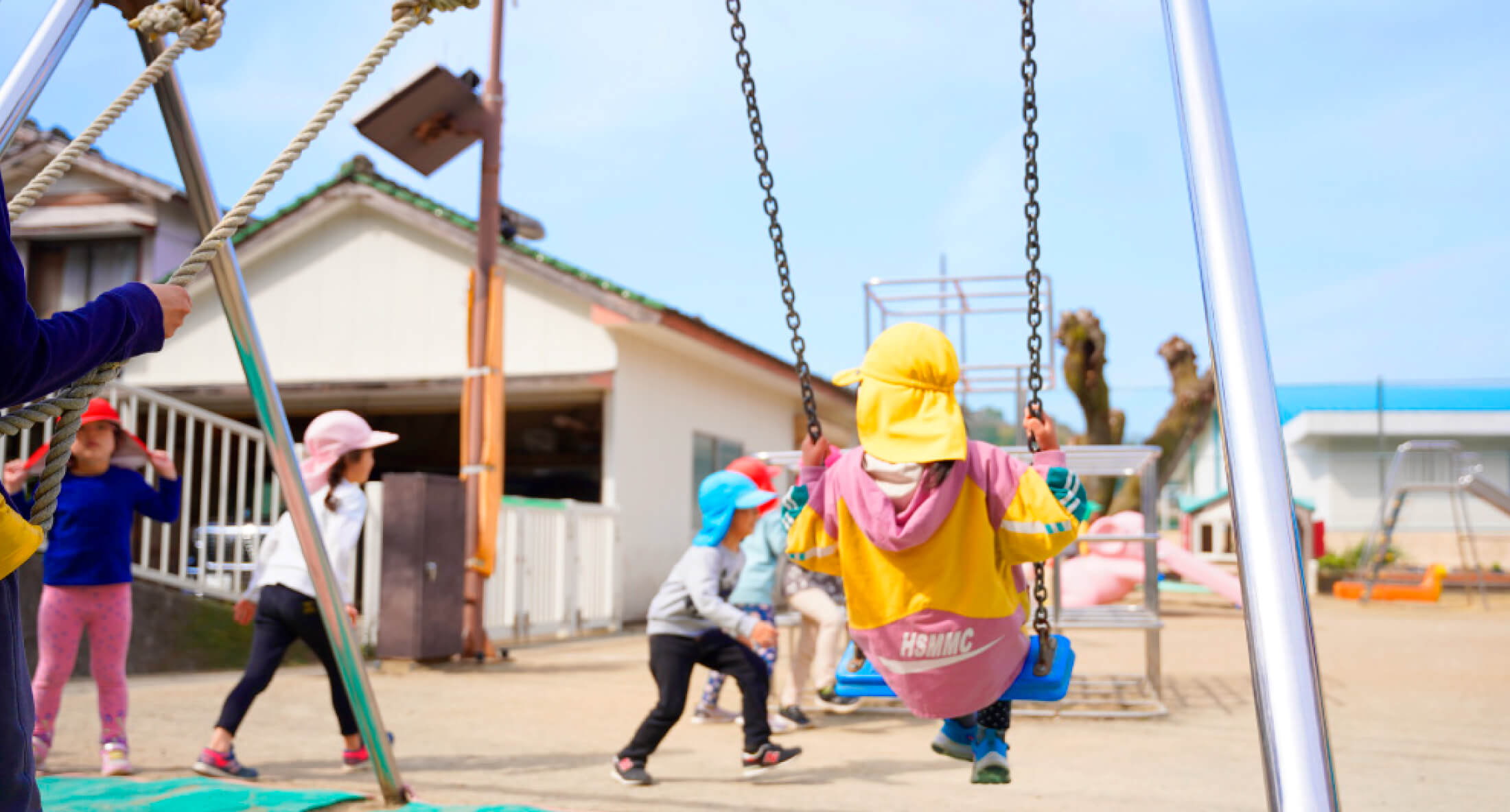 写真撮影（坂瀬川保育園）