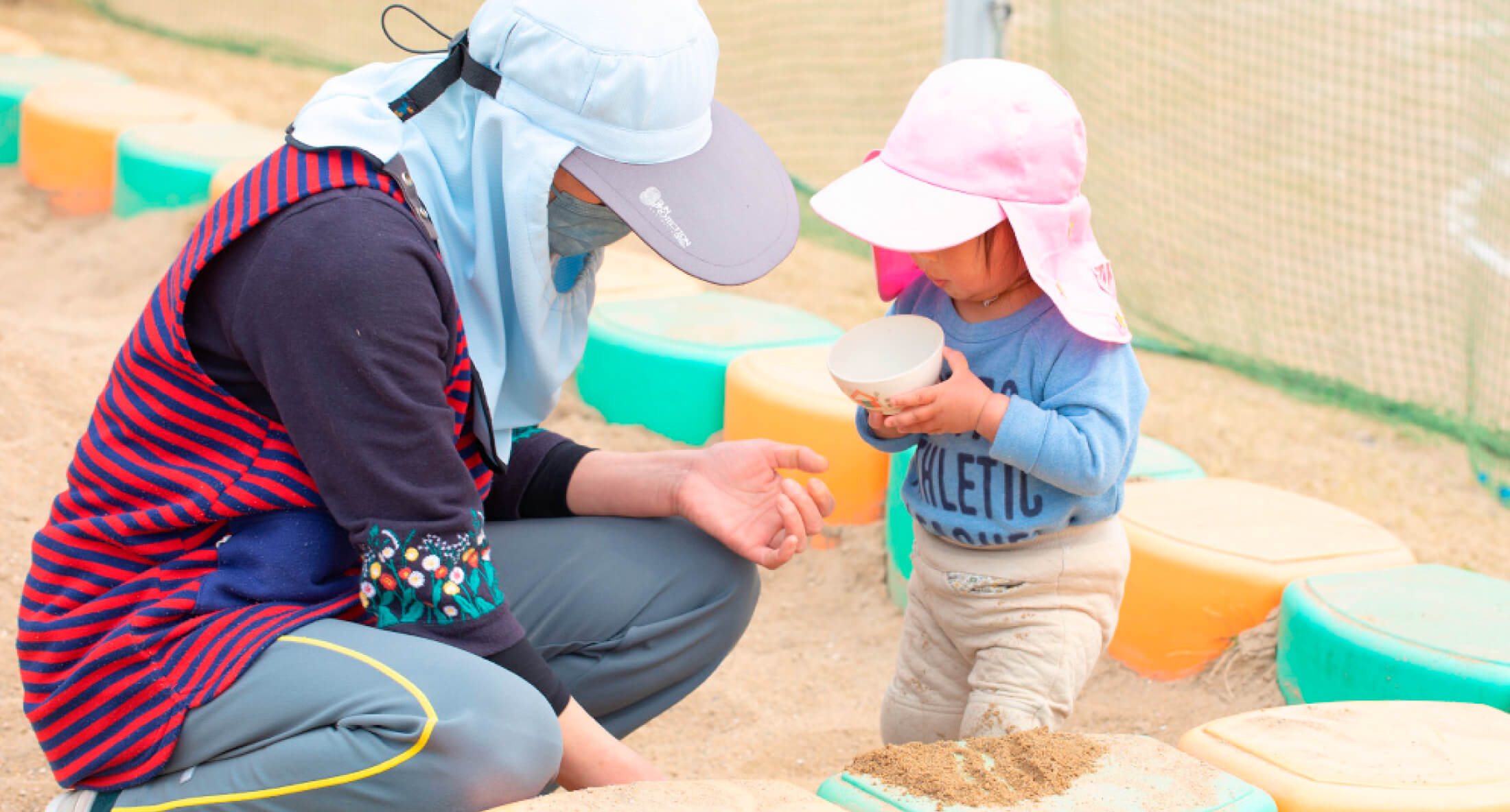 写真撮影（坂瀬川保育園）